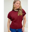 Blusa Malu Vinho