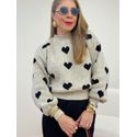 Blusa Love Areia