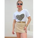 T-shirt Love Branca