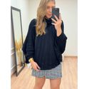 Poncho Betina Preto