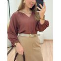 Blusa Amélia Marrom