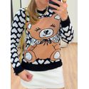 Blusa Urso Estampado