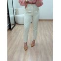 Calça Alfaiataria Reta Off White