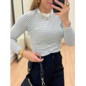Blusa Tricot Listrado