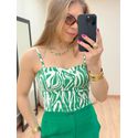 Cropped Zebra Verde