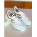 Tênis Essential Branco / Dourado
