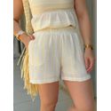 Shorts Soraia Amarelo