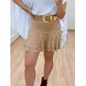Saia Suede Bege