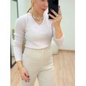 Blusa Canelada Lilas
