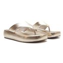 Sandália Flatform - Chiara - Ouro Light