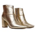 Bota Cano Curto - Lilian, Ouro Light