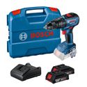 PARAFUSADEIRA FURADEIRA DE IMPACTO 18V (GSB18V-50) BRUSHLESS (SEM CARVÃO) + 2 BATERIA + MALETA BIVOLT - BOSCH