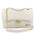 Bolsa Média Com Alça de Corrente Manu Off White