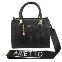 Bolsa Baú Média Matelassê Preta