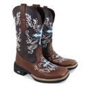 Bota Texana Bico Quadrado El Paso Marrom