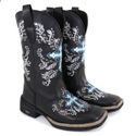 Bota Texana Bico Quadrado El Paso Preta