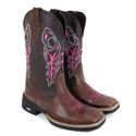 Bota Texana Bico Quadrado Louisville Marrom