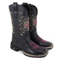 Bota Texana Bico Quadrado Savannah Preta