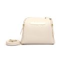 Bolsa Feminina 3 Zipers Kyra Creme 