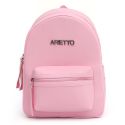 Mochila Feminina Grande Rosa Arietto 