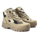 Bota Coturno Em Couro Militar Armata V-Max - Areia Camuflado