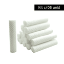 Refil De Algodão Para Inalador Nasal Kit c/5 - Branco
