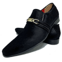 Sapato Masculino Italiano em Couro Social Executivo Preto Ref: D533