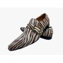 Sapato Masculino Italiano Em Pelo Marrom Zebra Ref: D716