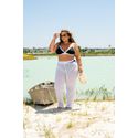 Calça Plus Size Pantalona Branca