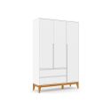 Roupeiro Nature 3 Portas Clean