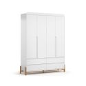 Roupeiro Tess Clean 4 Portas