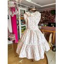 Vestido Lily floral bege