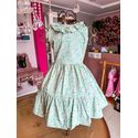 Vestido Lily floral verde