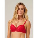 Sutiã Meia Taça Rendado Vermelho Love
