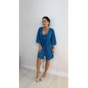 Robe Malu Com Renda Azul