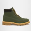 Bota Masculina Arizona Camurcinha Couro Adventure Casual - Oliva