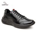 Sapatenis Confort Masculino Air Plus com Elastico Calce Facil - Preto/Preto