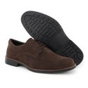Sapato Oxford Masculino Camurça Premium - Café Nobock