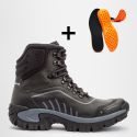 Bota Masculina Adventure Canyon em Couro Legítimo Biqueira Reforçada - Preto