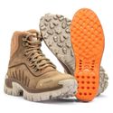 Bota Masculina Adventure Canyon em Couro Legítimo Biqueira Reforçada - Creme