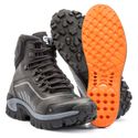 Bota Masculina Adventure Canyon em Couro Legítimo Biqueira Reforçada - Preto