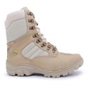 Bota Master Boots Cano Longo em Couro Cor Nude