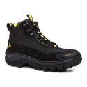 Bota Masculina Couro Legítimo Cano Médio - Preto