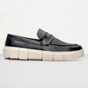 Loafer Sola Plataforma Oversized Oficial Atria Shoes Masculino - Preto