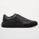 Tenis Masculino Casual Elástico Sneaker Oversize - Preto/Preto