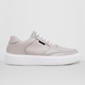 Tenis Masculino Casual Branco Sola Reta - Cinza
