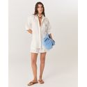 SHORT ALFAIATARIA DE LINHO OFF WHITE PRI