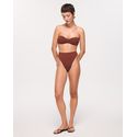CALCINHA HOT PANTS BIQUINI ANETTE MARROM CAPPUCCINO