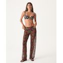 CALÇA TULE ESTAMPADA CONCHAS YASMIM 