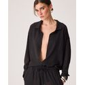 Camisa Meg Preto Animal Print